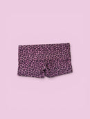 Y2K cheetah fold over shorts