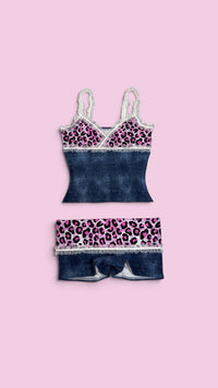 Baby Doll cheetah set