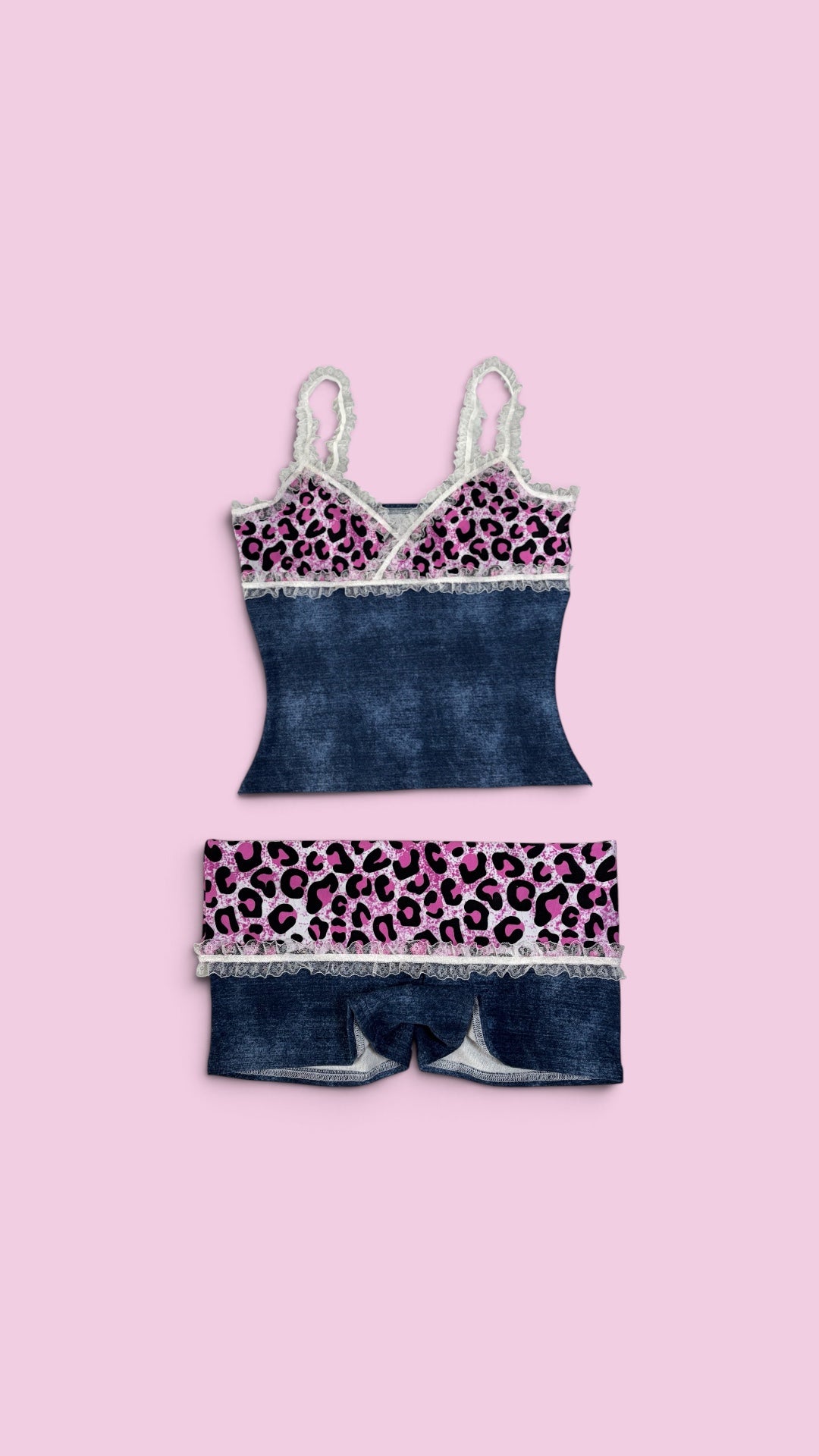 Baby Doll cheetah set