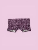 Y2K cheetah fold over shorts