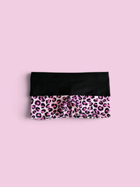 Bubble gum cheetah print