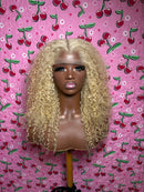 Burmese curly 613 glueless wig
