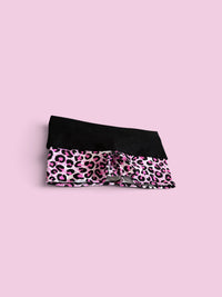 Bubble gum cheetah print