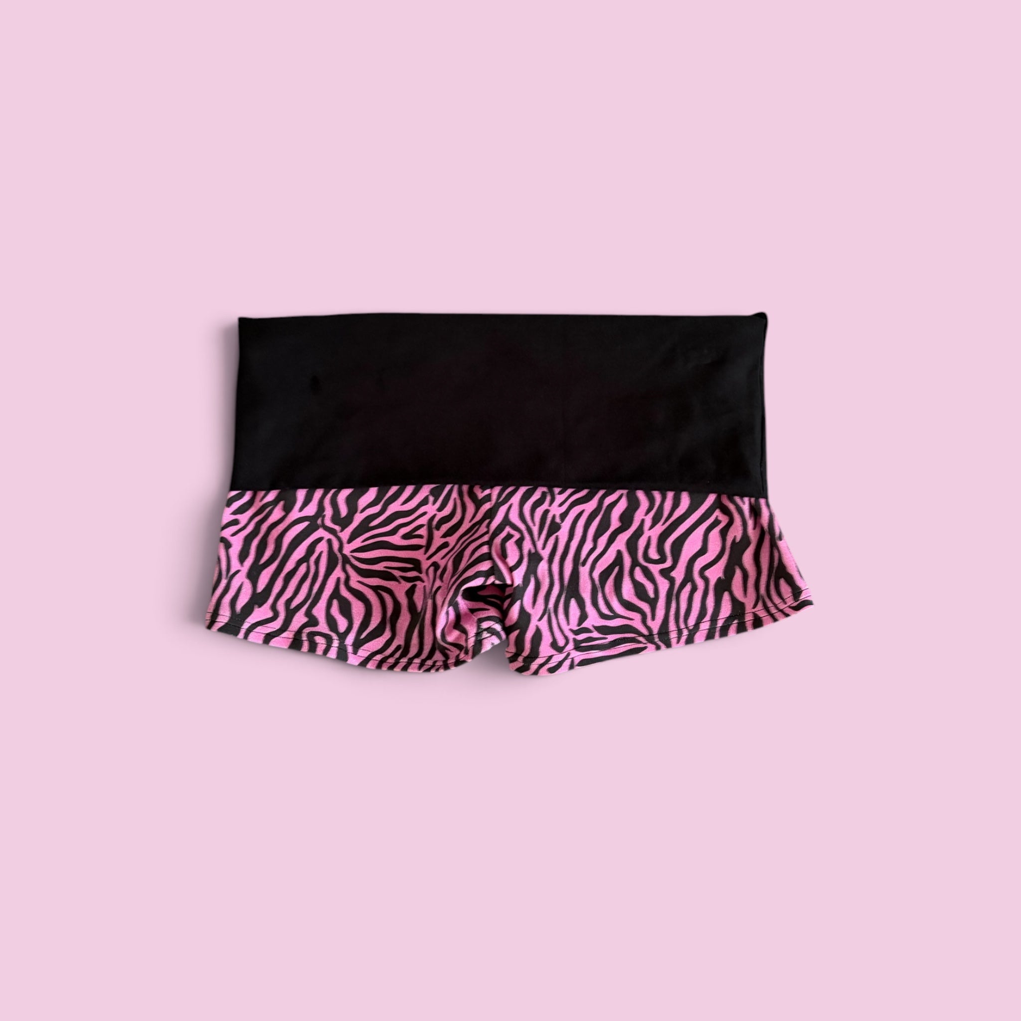 Bubblegum pink zebra print shorts
