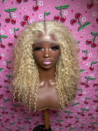 Burmese curly 613 glueless wig