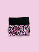 Bubble gum cheetah print