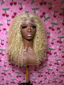 Burmese curly 613 glueless wig