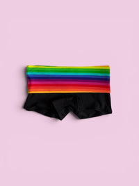 Rainbow Fold over shorts