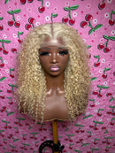 Burmese curly 613 glueless wig