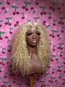 Burmese curly 613 glueless wig