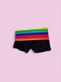 Rainbow Fold over shorts