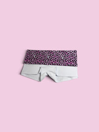 Y2K micro hipster fold over yoga shorts