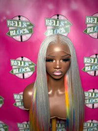 rainbow tress GLUELESS 26"