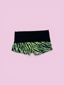 Y2K zebra shorts